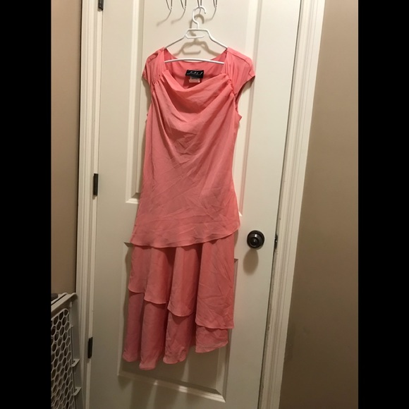 Ruffle Asymmetrical Dress - Picture 1 of 5